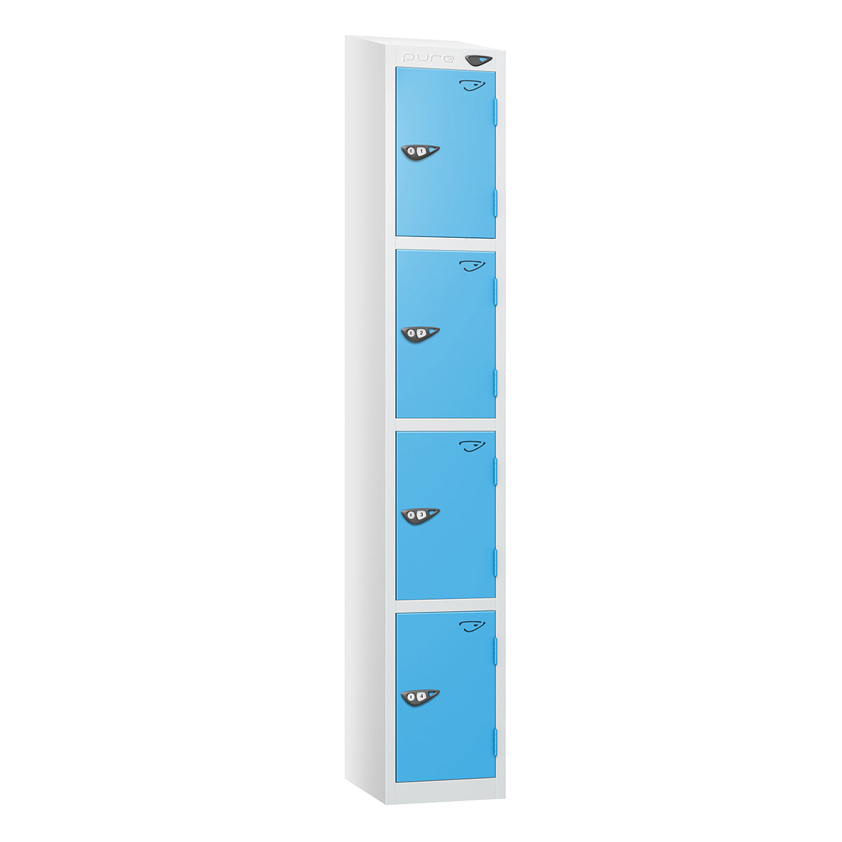 Pure Prime 4 Door Sloping Top Locker H1950/1800xW450xD450mm