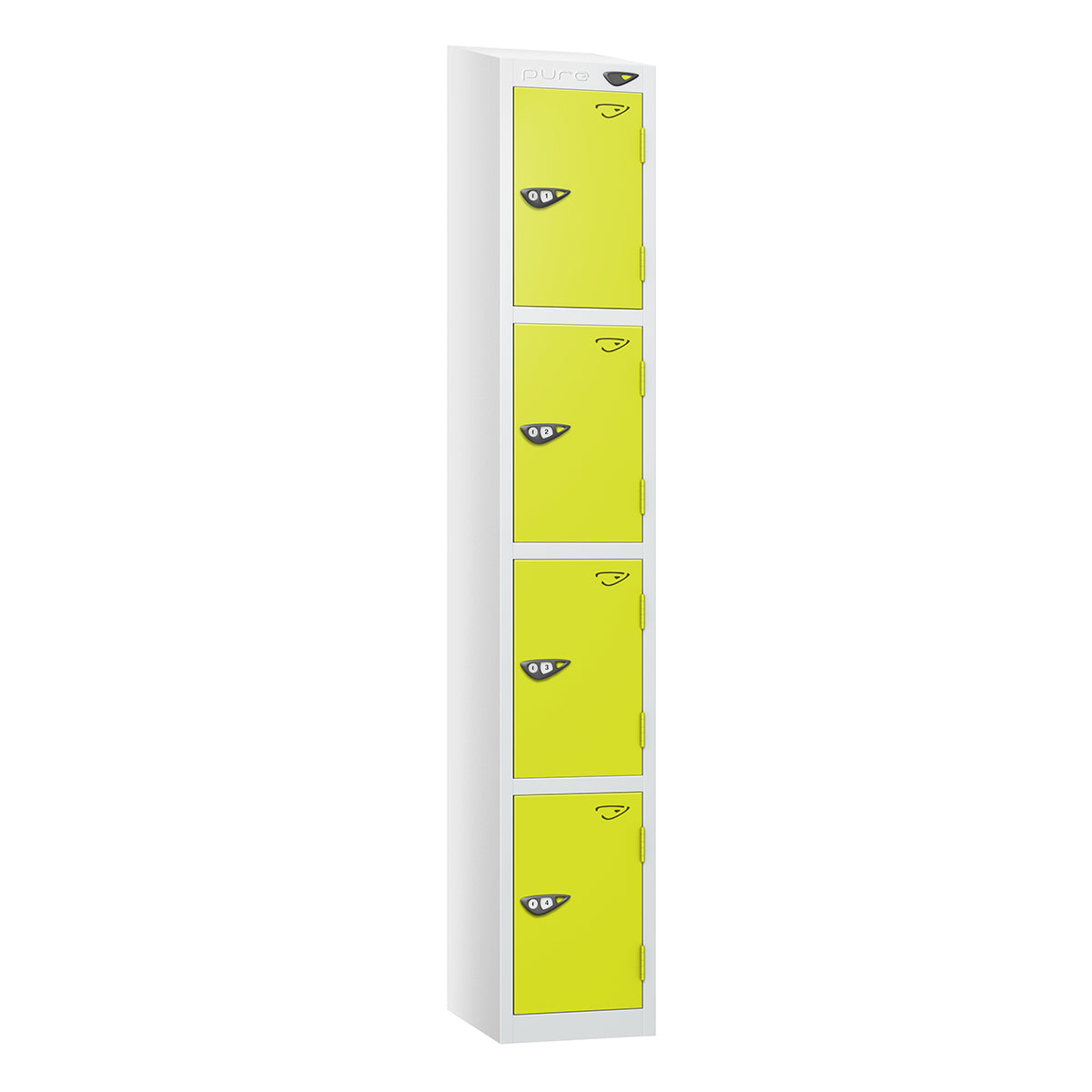 Pure Prime 4 Door Sloping Top Locker H1950/1800xW450xD450mm