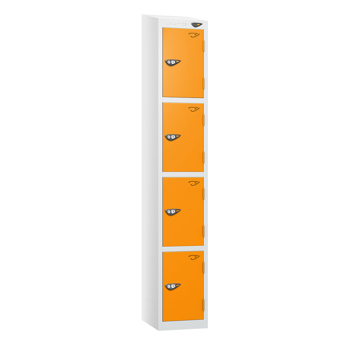 Pure Prime 4 Door Sloping Top Locker H1800xW450xD450mm