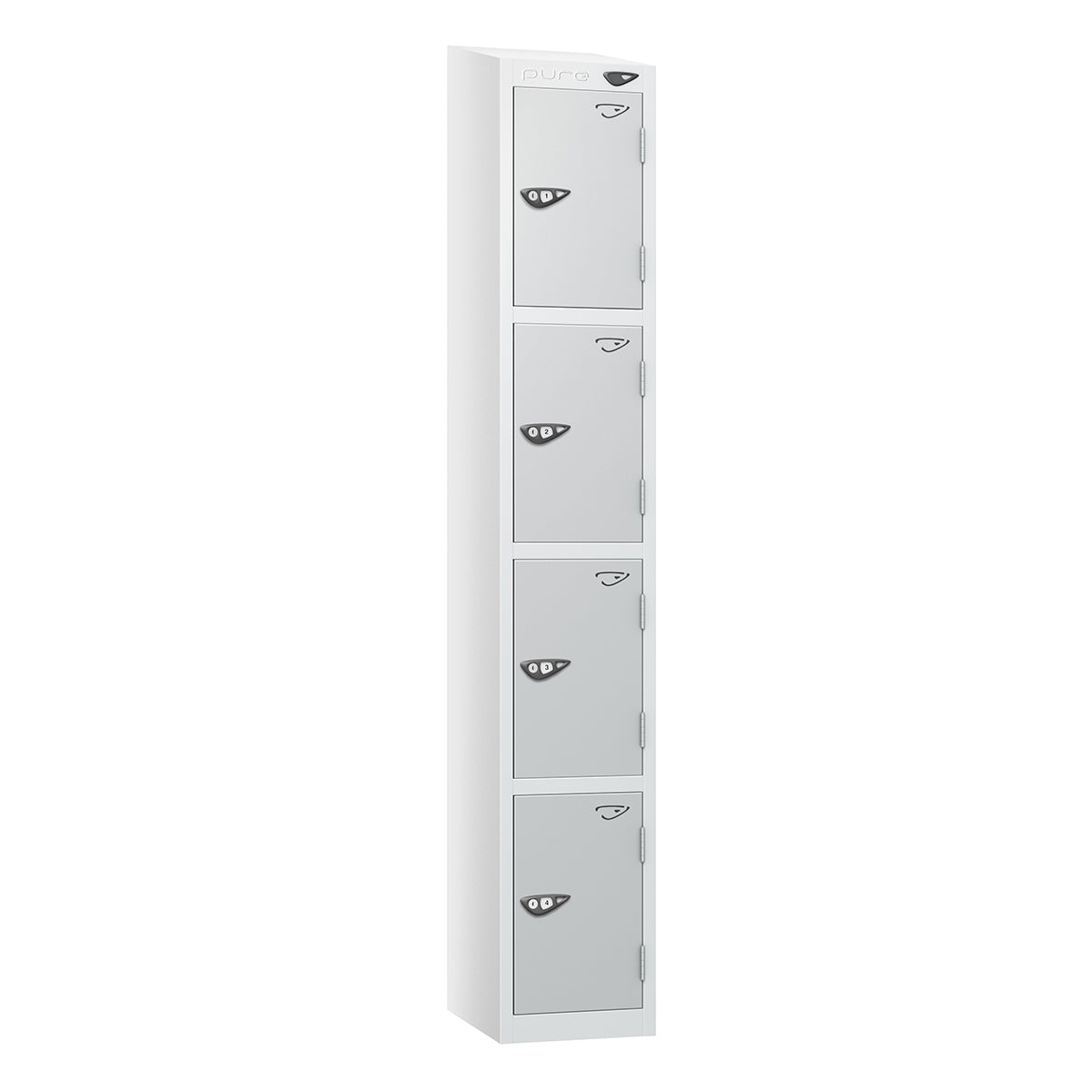 Pure Prime 4 Door Sloping Top Locker H1950/1800xW450xD450mm