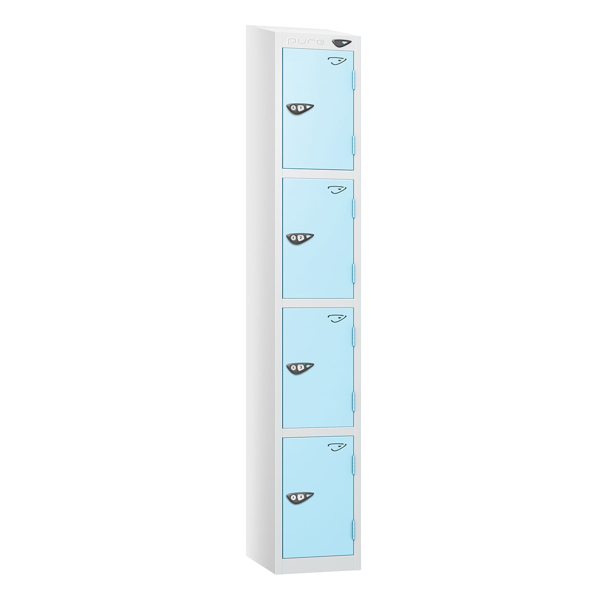 Pure Prime 4 Door Sloping Top Locker H1800xW450xD450mm