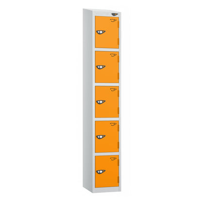 Pure Prime 5 Door Sloping Top Locker H1800xW300xD450mm