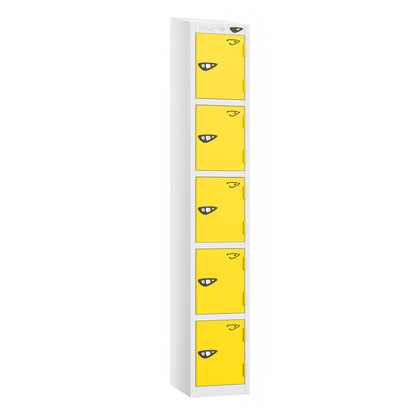 Pure Prime 5 Door Sloping Top Locker H1950/1800xW300xD450mm
