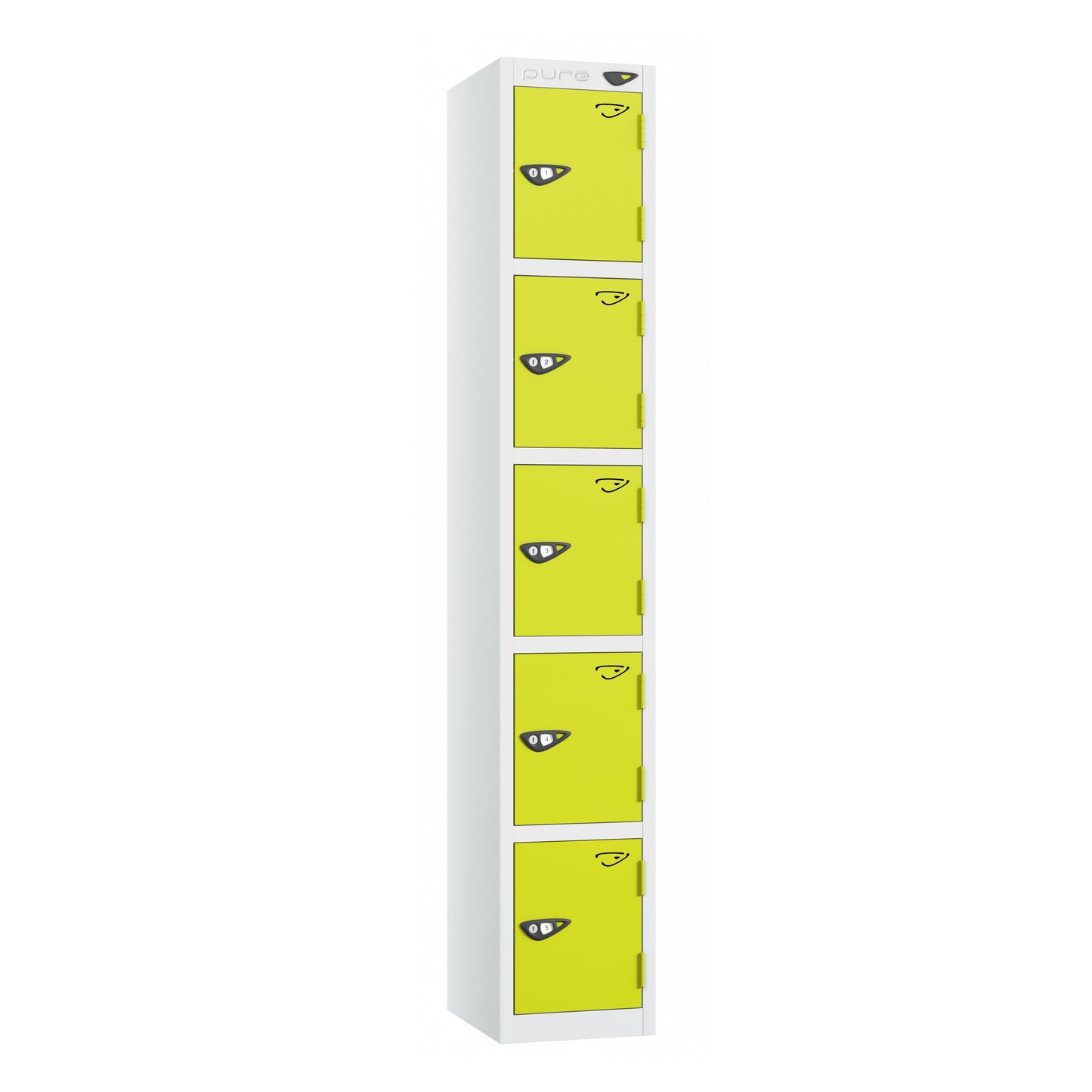 Pure Prime 5 Door Locker H1800xW450xD450mm