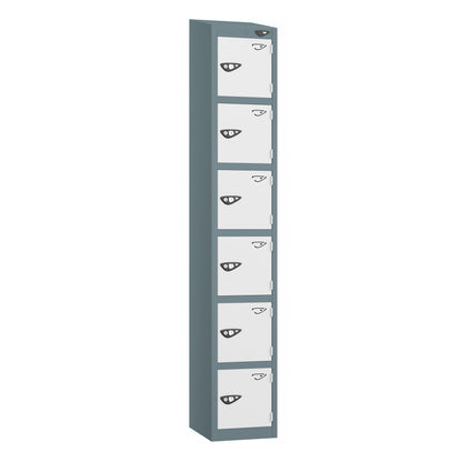 Pure Prime 6 Door Sloping Top Locker H1950/1800xW300xD450mm