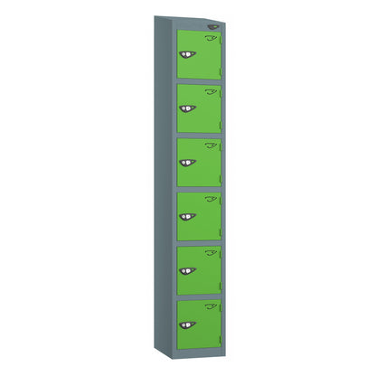 Pure Prime 6 Door Sloping Top Locker H1950/1800xW300xD450mm