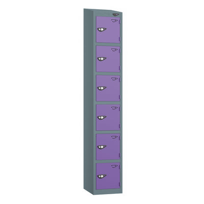 Pure Prime 6 Door Sloping Top Locker H1950/1800xW300xD450mm