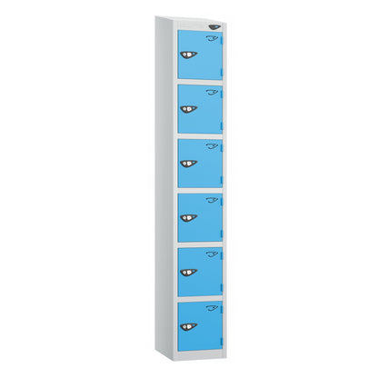 Pure Prime 6 Door Sloping Top Locker H1950/1800xW300xD450mm