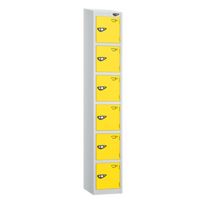 Pure Prime 6 Door Sloping Top Locker H1800xW300xD450mm