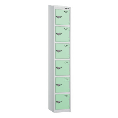 Pure Prime 6 Door Sloping Top Locker H1950/1800xW300xD450mm