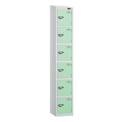 Pure Prime 6 Door Sloping Top Locker H1800xW300xD450mm