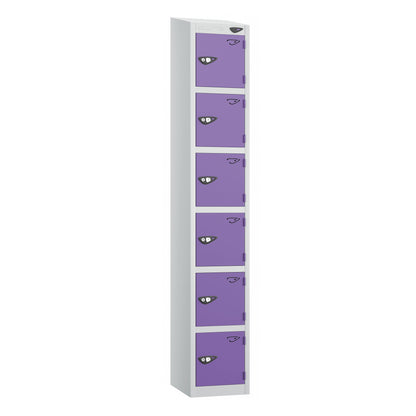 Pure Prime 6 Door Sloping Top Locker H1800xW300xD450mm