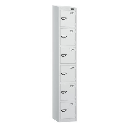 Pure Prime 6 Door Sloping Top Locker H1800xW300xD450mm