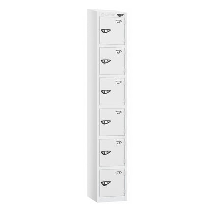 Pure Prime 6 Door Sloping Top Locker H1950/1800xW300xD450mm