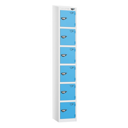 Pure Prime 6 Door Sloping Top Locker H1950/1800xW300xD450mm