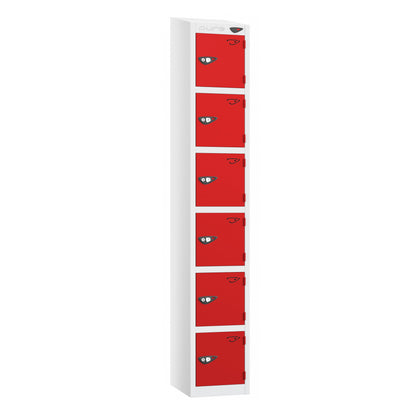 Pure Prime 6 Door Sloping Top Locker H1950/1800xW300xD450mm