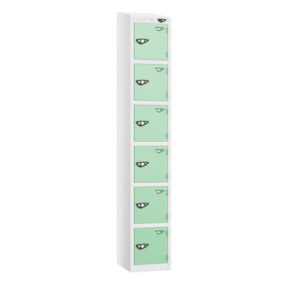 Pure Prime 6 Door Sloping Top Locker H1950/1800xW300xD450mm
