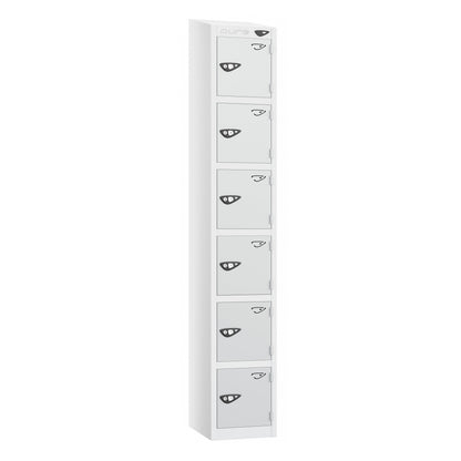 Pure Prime 6 Door Sloping Top Locker H1950/1800xW300xD450mm