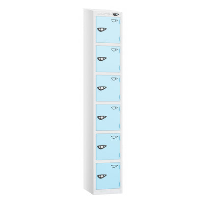 Pure Prime 6 Door Sloping Top Locker H1950/1800xW300xD450mm
