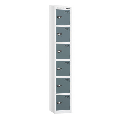 Pure Prime 6 Door Sloping Top Locker H1950/1800xW300xD450mm