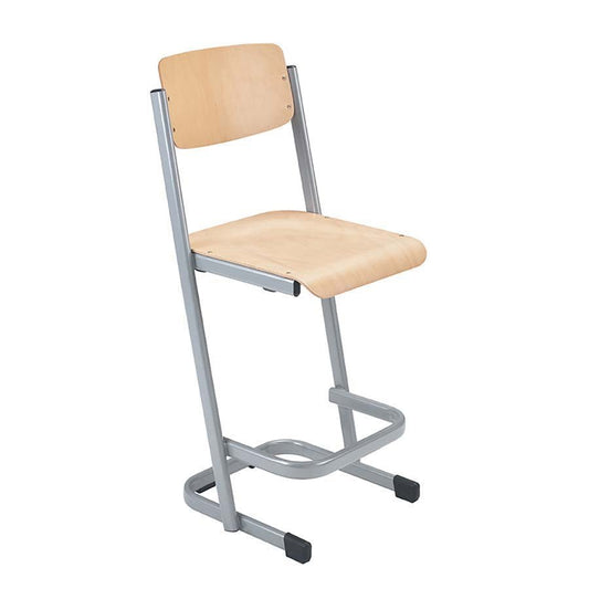 Alpha® Stactek Stool With Backrest Available from Stock