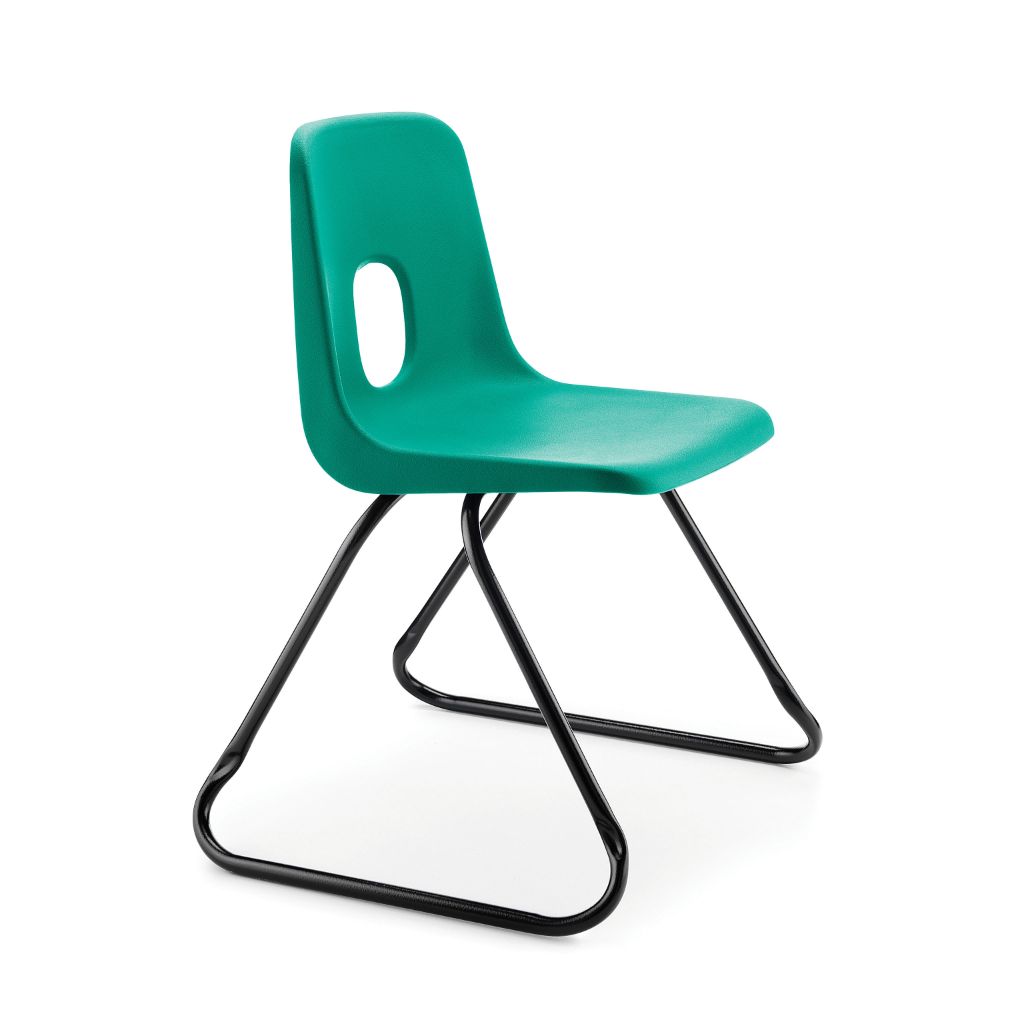 Series E Poly Skid Base Chair Emerald CS30471