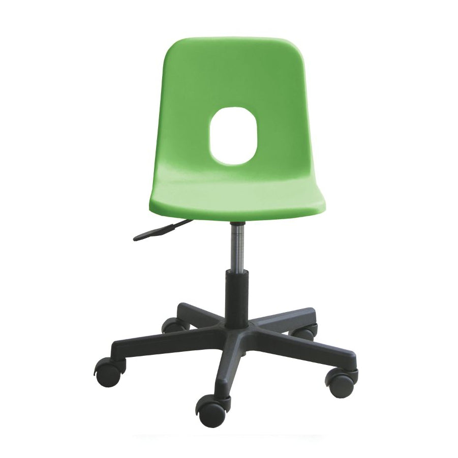 Series E Poly Swivel Chair with Castors Acid CS30300