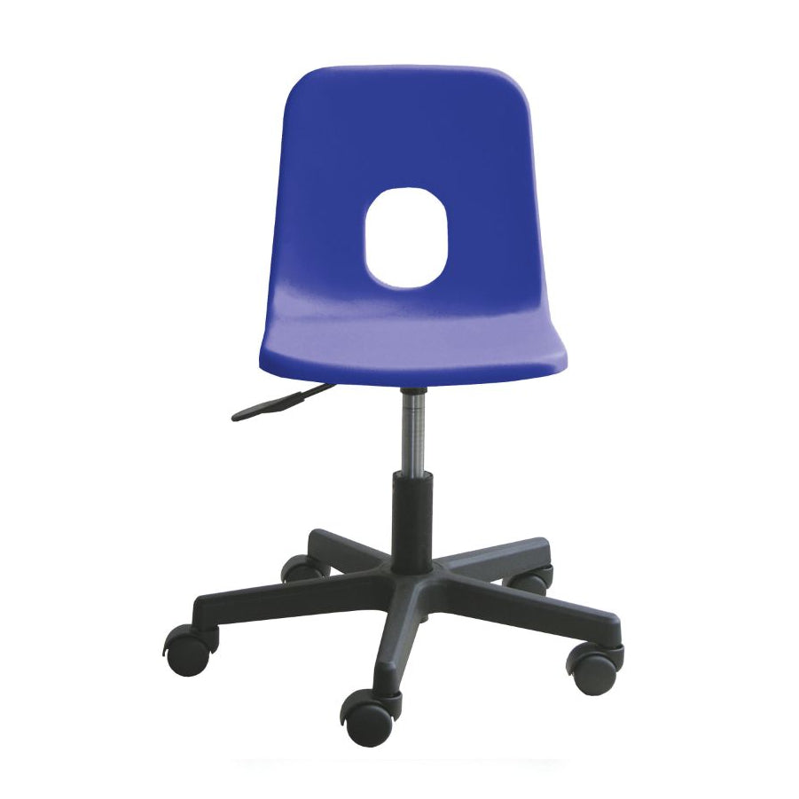Series E Poly Swivel Chair with Castors Sapphire CS30300