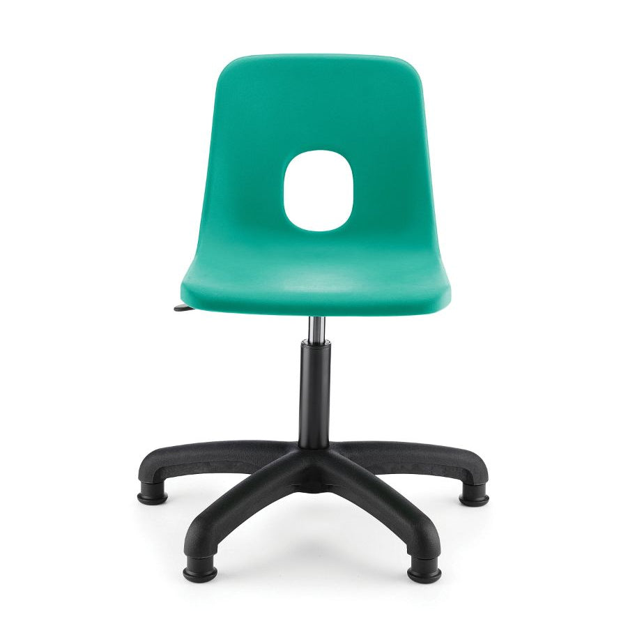 Series E Poly Swivel Chair with Glides Emerald CS30300