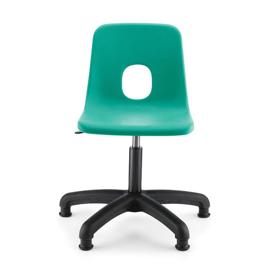 Series E Poly Swivel Chair with Glides Emerald CS30300