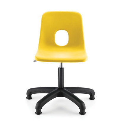Series E Poly Swivel Chair with Glides Yellow CS30300
