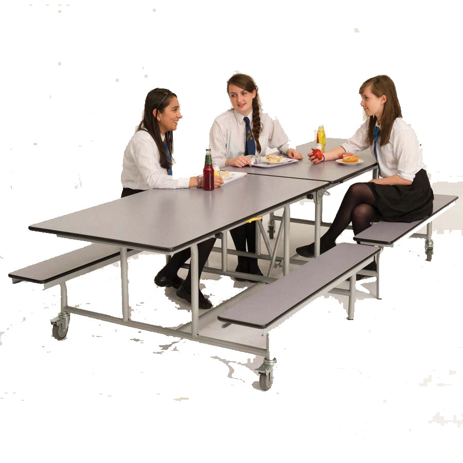 Rectangular Mobile Folding Bench Unit