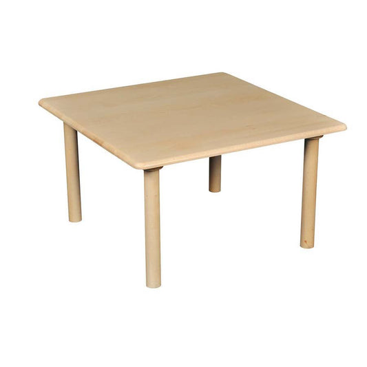 Natural Beechwood Square Table Size 2