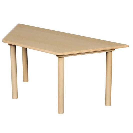 Natural Beechwood Tables Trapezoidal Table Size 1