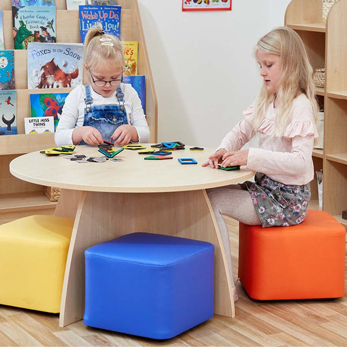 Acorn Early Years Activity Table With Four Cube Seats
