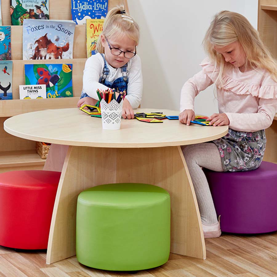 Acorn Early Years Activity Table With Four Dot Seats