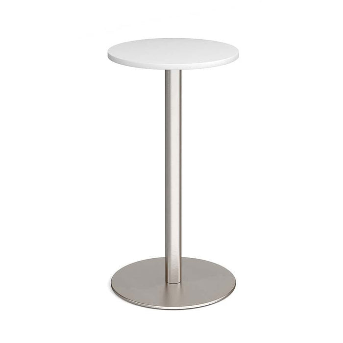 Circular Poseur Table With Black Radial Dome Base H1080Mm