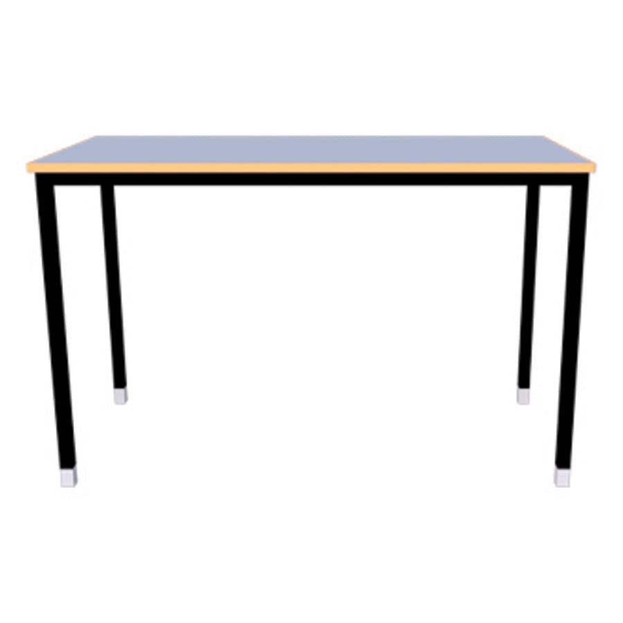 Morleys Fully Welded Height Adjustable Classroom Table 1200x600 Rectangle Spray PU Edge