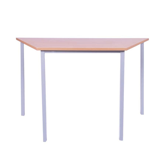 Morleys Fully Welded Classroom Table 1100x550 Trapezoidal MDF Edge