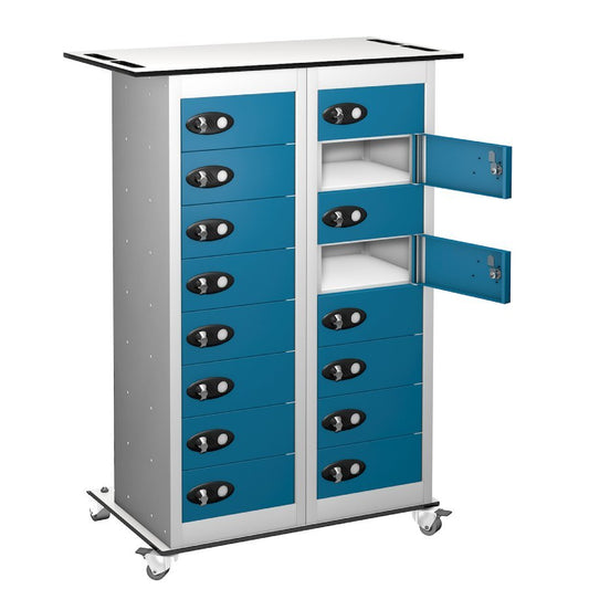 Probe Tabbox Trolley Storage 16 Compartment