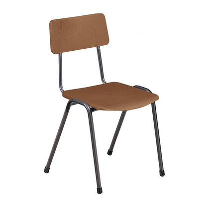 Two Piece Poly Chair Brown CS30488