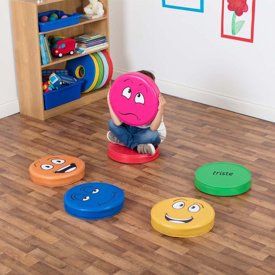 Pack 1 Emotion Cushions (6 Cushions) French