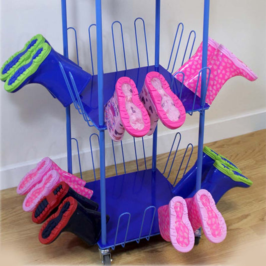 Small Mobile Welly Boot Trolley