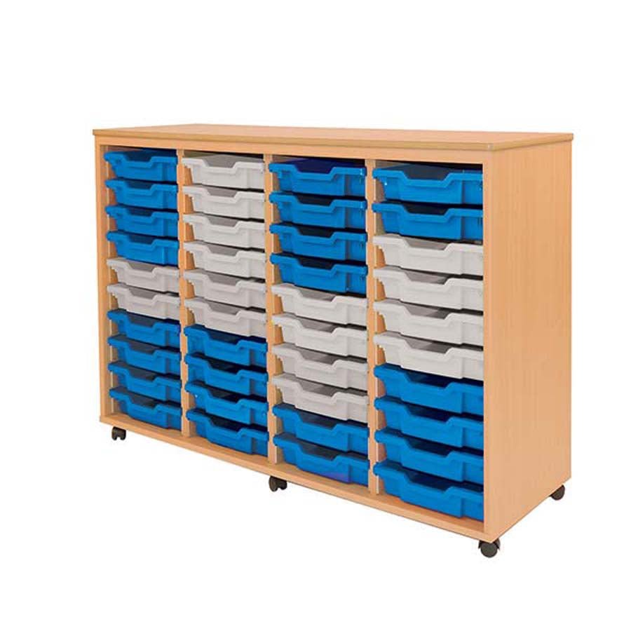 Bergen Mobile Shallow Tray Units