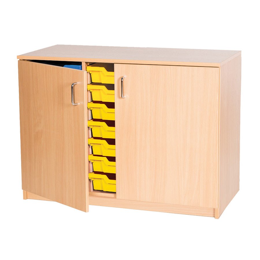 Smart Storage 21 Tray Triple Static Unit Lockable Doors