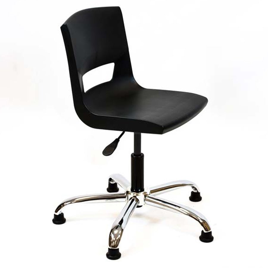 Postura Classroom IT Swivel Chair Chrome